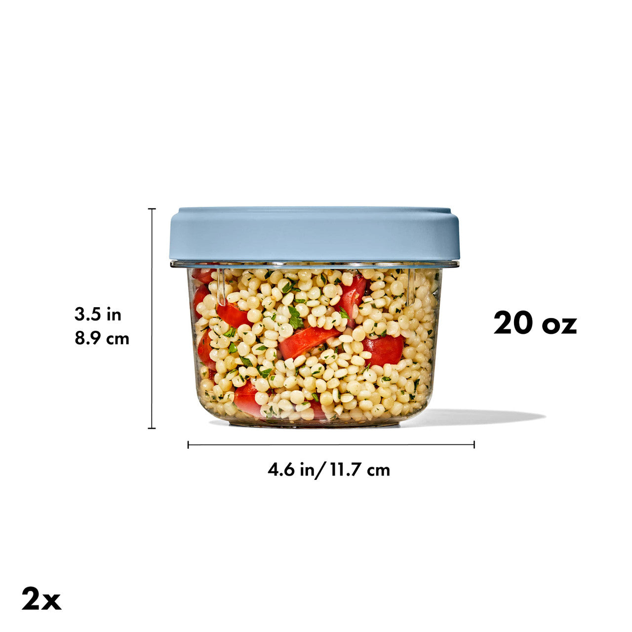 OXO Twist & Stack Container, 2 Pack / 592 ml image 1