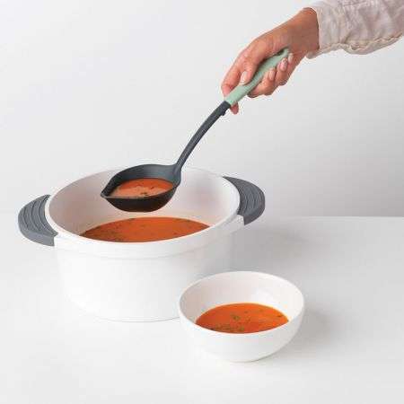 Brabantia Soup Ladle Plus Scraper Tool Tasty+ - Jade Green image 1