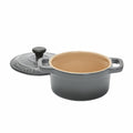 Chasseur Mini Cocotte 10cm diam. x 9cm/300ml Caviar & Grey image 0