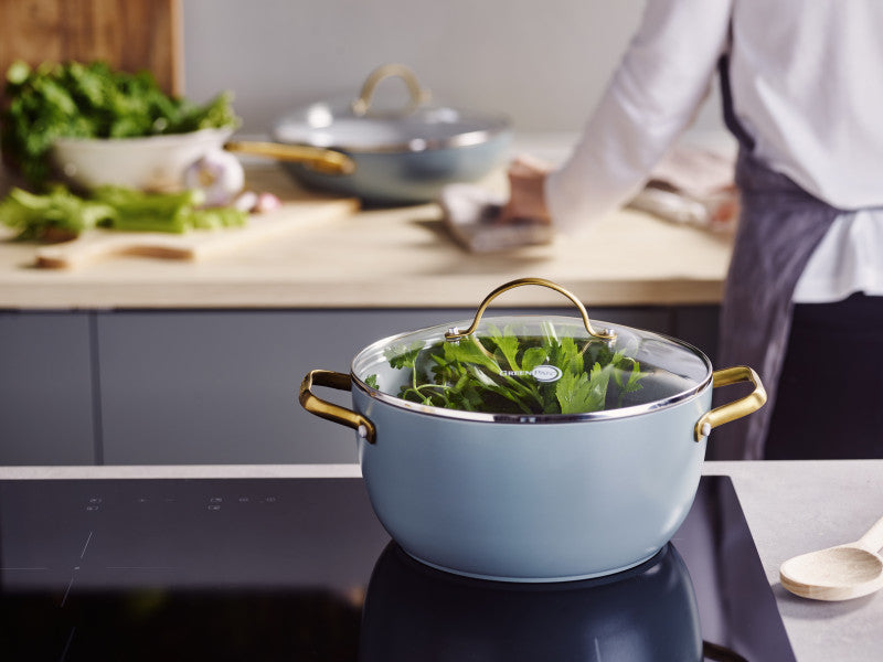 GreenPan Padova Smokey Blue Covered Casserole 24cm/4.7L image 4