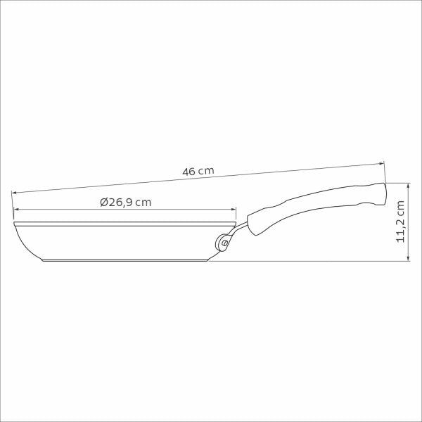 Tramontina Professional Induction Aluminum Nonstick Frying Pan 26cm image 4