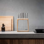 Global Hashira 7pc Knife Block Set - Maple image 3