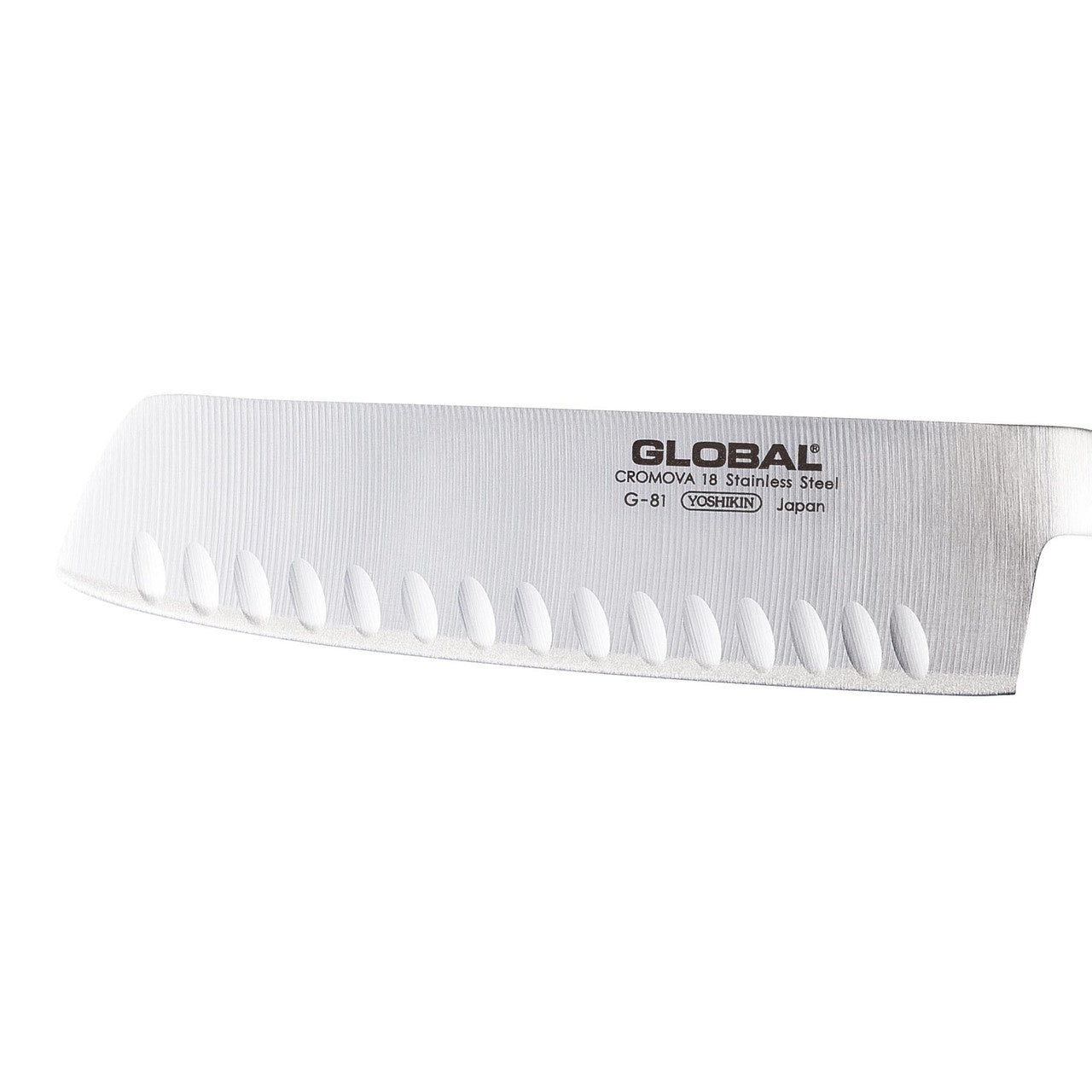 Global Classic 18cm Vegetable Knife, Fluted G-81 image 2