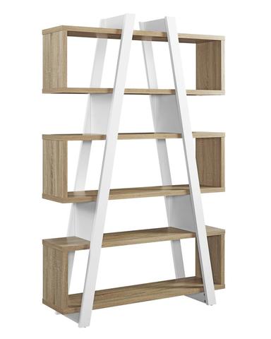 Criterion Banksia A Frame Bookcase - Oak And White image 0