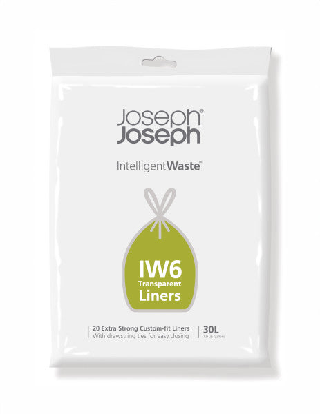 Joseph Joseph IW6 30L Clear Liners 20 Pack image 0