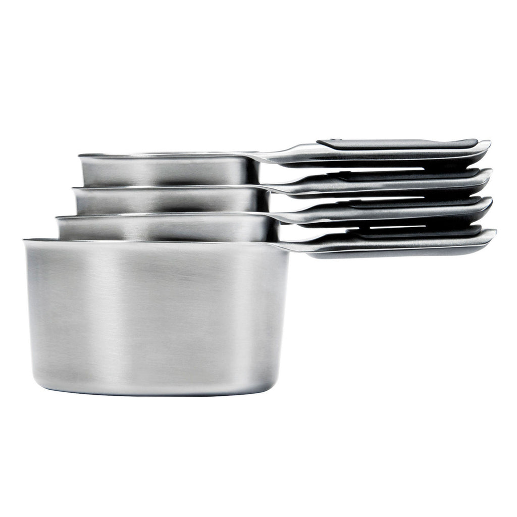 Oxo 4 Piece Stainless Steel Measuring Cup Set image 0