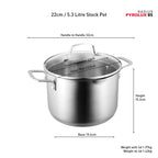Pyrolux RADIUS 85 Stock Pot 22cm/5.3L