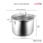 Pyrolux RADIUS 85 Stock Pot 24cm/7.2L