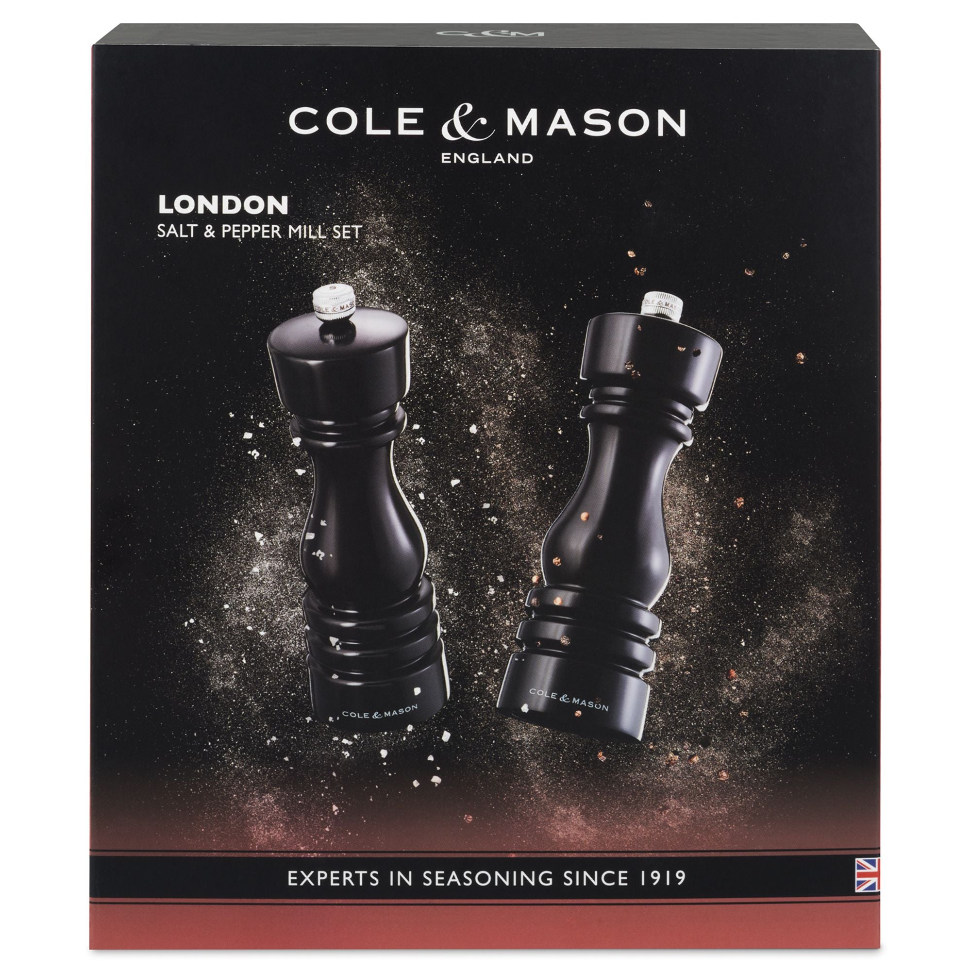 Cole & Mason London Mills Black Gloss Gift Set - 18cm image 3