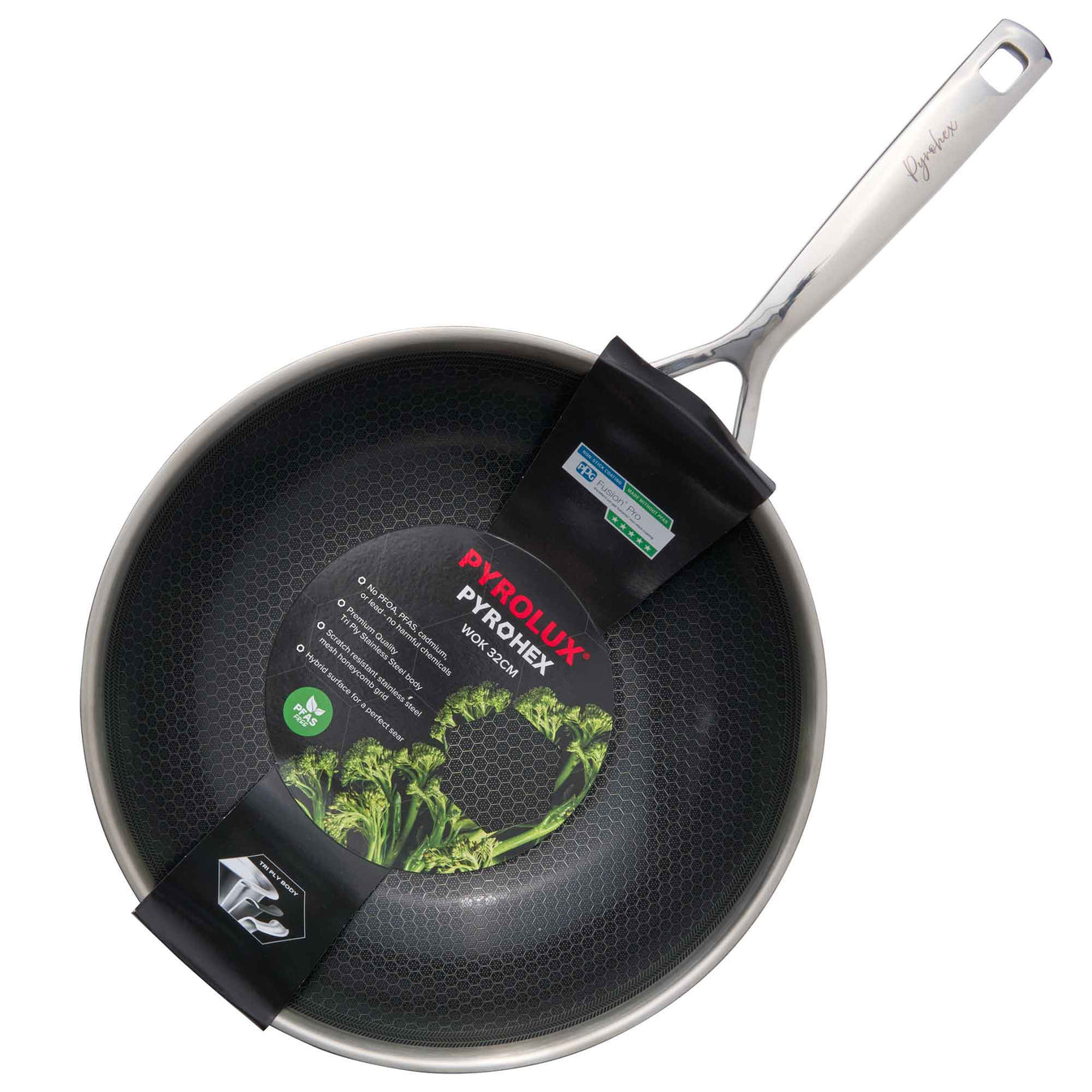 Pyrolux PYROHEX Wok 32cm