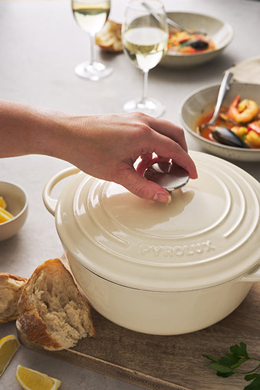 Pyrolux PYROCHEF Round French Oven Meringue 24cm/4L