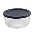 Pyrex Simply Store 4 Cup Round Blue Lid