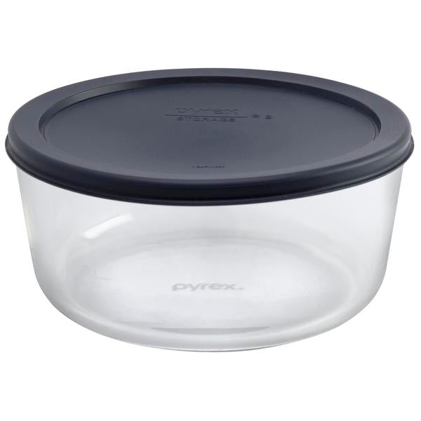 Pyrex Simply Store 7 Cup Round Blue Lid