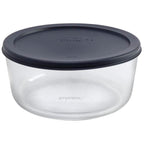 Pyrex Simply Store 7 Cup Round Blue Lid