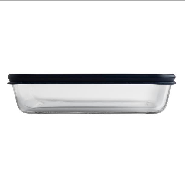Pyrex Simply Store 3 Cup Rectangle Blue Lid