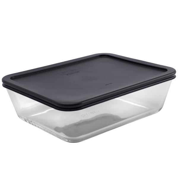 Pyrex Simply Store 11 Cup Rectangle Blue Lid