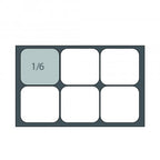 Chef Inox Utility Gastronorm Pan 1/6 100mm image 0