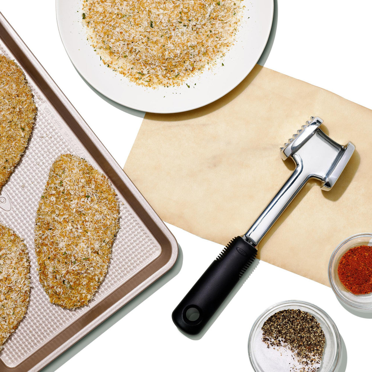 Oxo Die Cast Meat Tenderizer image 2