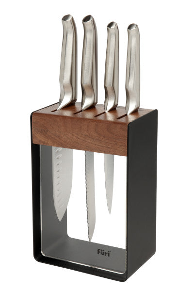 Furi Pro Limited Edition Black Knife Block Set 5 Piece image 0