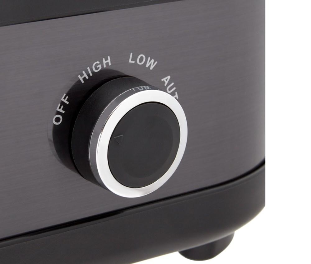 Westinghouse 2 Pot Slow Cooker, Black Stainless Steel image 2