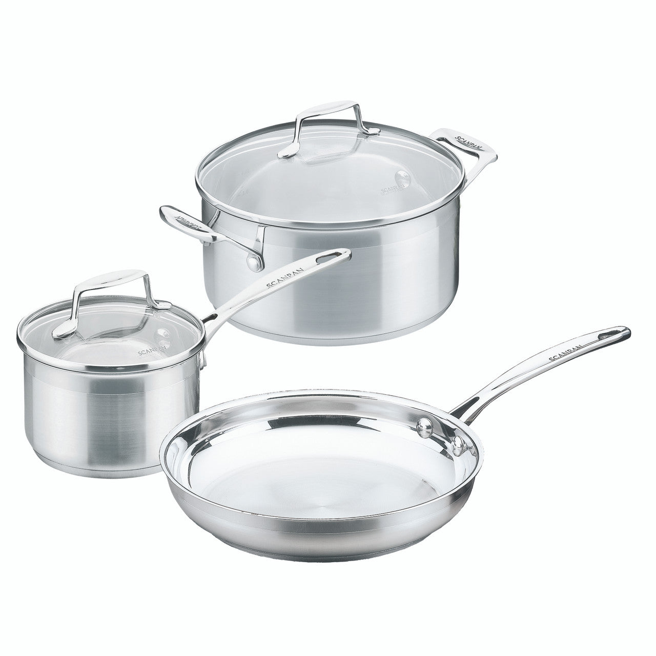 Scanpan Impact 3 Piece Starter Cookware Set image 0