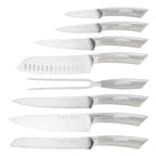 Scanpan Classic Steel 9 Piece Knife Block Set image 1