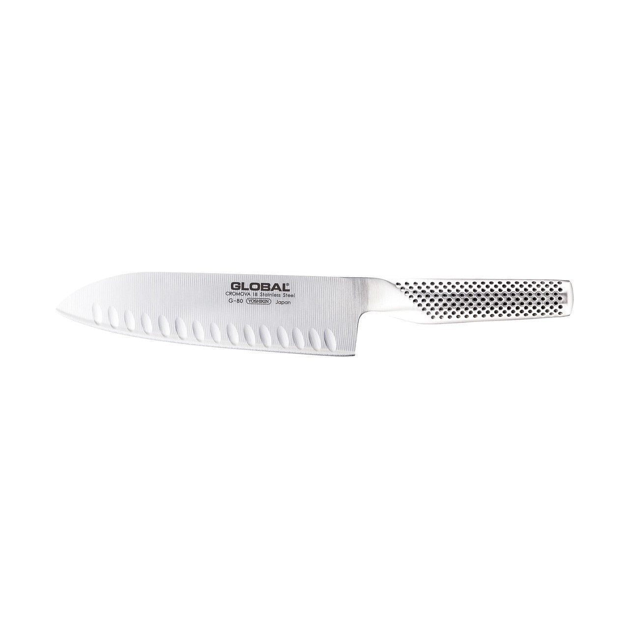 Global Classic Fluted Santoku Knife 18Cm image 0
