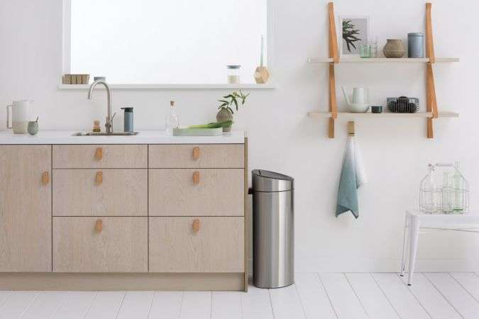 Brabantia Touch Bin New 40 Litre - Matt Steel image 1
