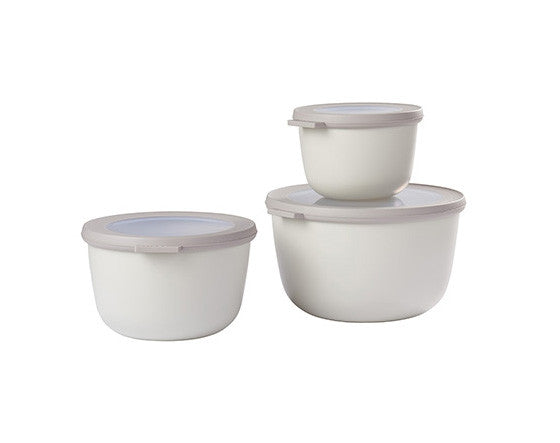 Cirqula Round Large Set 3 Piece Nordic White image 0