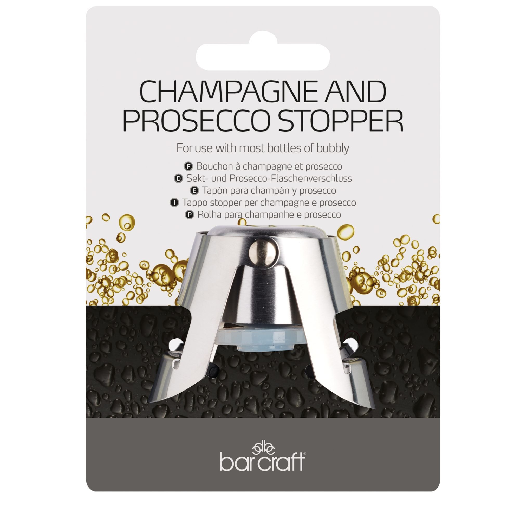 BarCraft Champagne and Sparkling Wine Stopper image 1