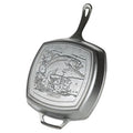 Lodge Wildlife Square Grill Pan Fish 26cm image 0