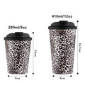 Avanti Gocup Double Wall Insulated Cup - Leopard - 410ml image 0