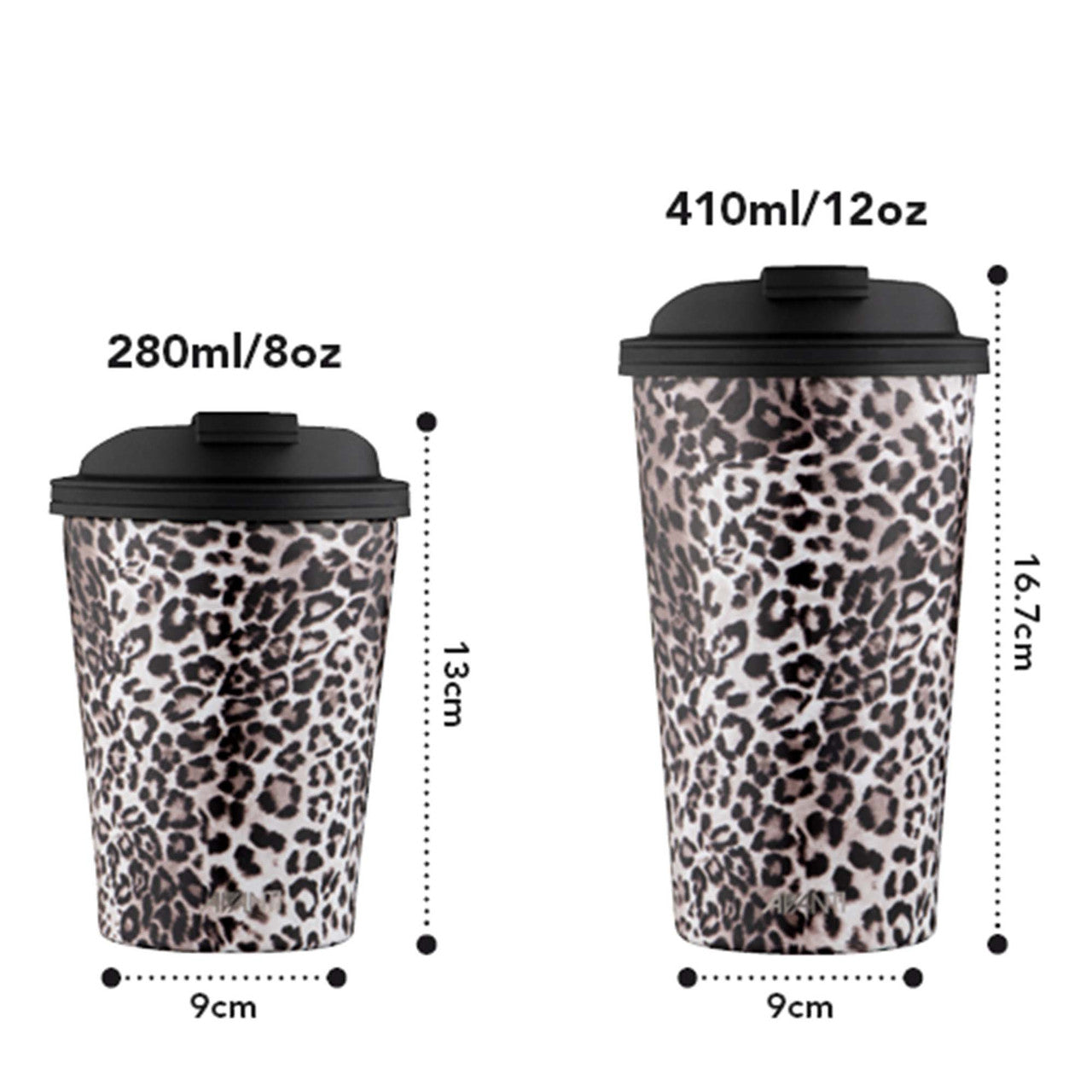 Avanti Gocup Double Wall Insulated Cup - Leopard - 410ml image 0