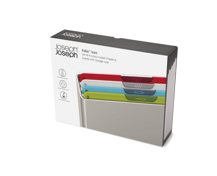 Joseph Joseph Folio Icon 4-Piece Chopping Board Set Regular image 1