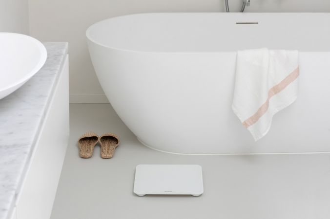 Brabantia Bathroom Scales ReNew, battery Powered - White image 1