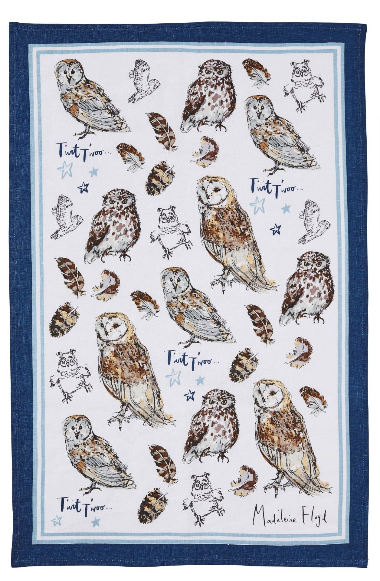 Ulster Weavers Cotton Tea Towel Mf Owls image 0