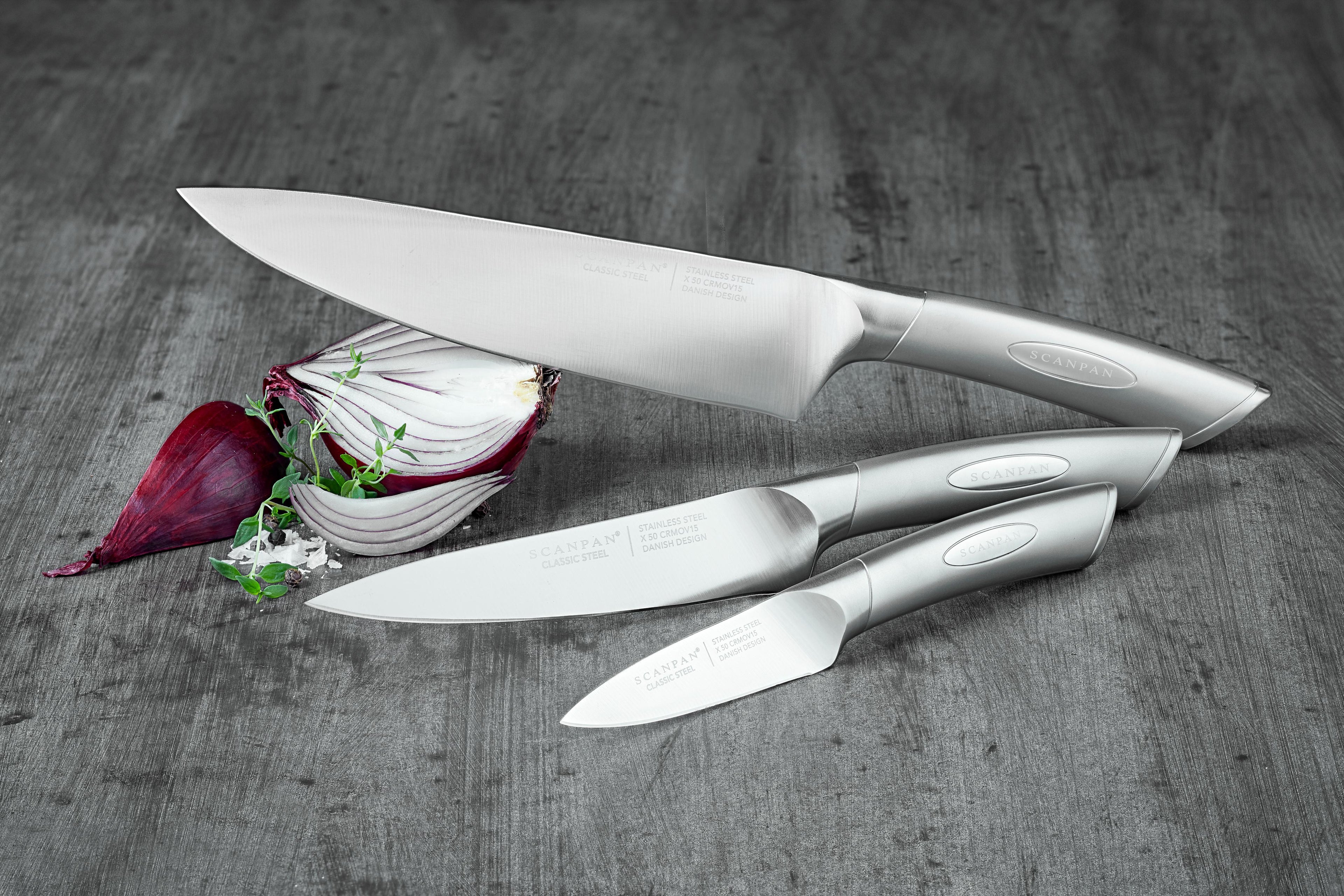Scanpan Classic Steel 3 Piece Chef Set