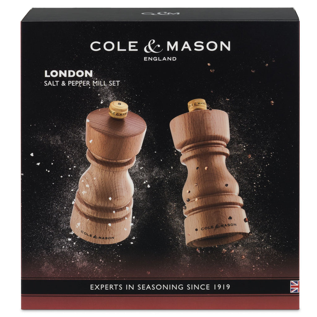 Cole & Mason London Mills Natural Beech Gift Set - 13cm image 2