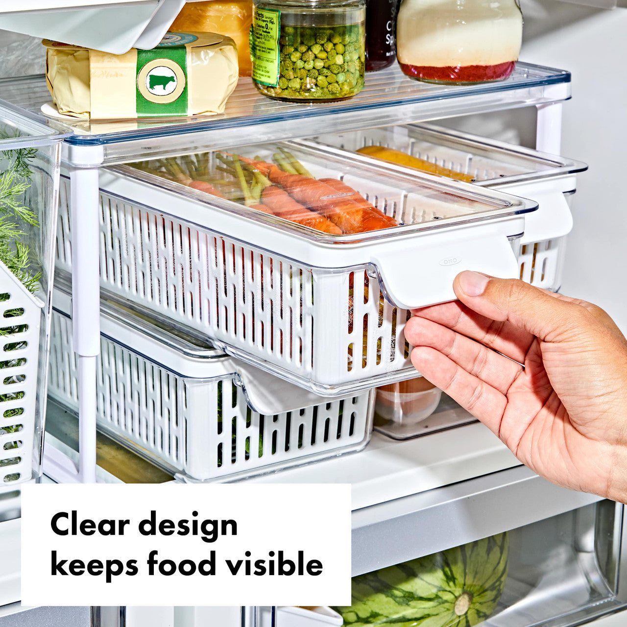 OXO Produce Saver, Long Bin image 4