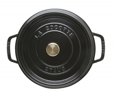 Staub Round Cocotte - 26cm Black image 2