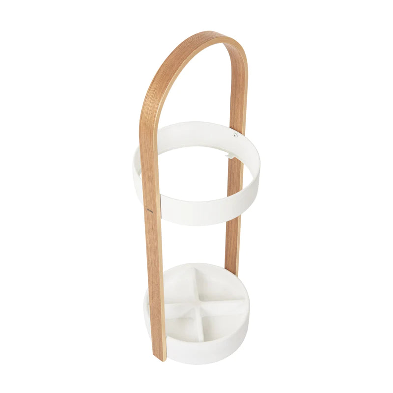 Bellwood Umbrella Stand - White-Natural image 2