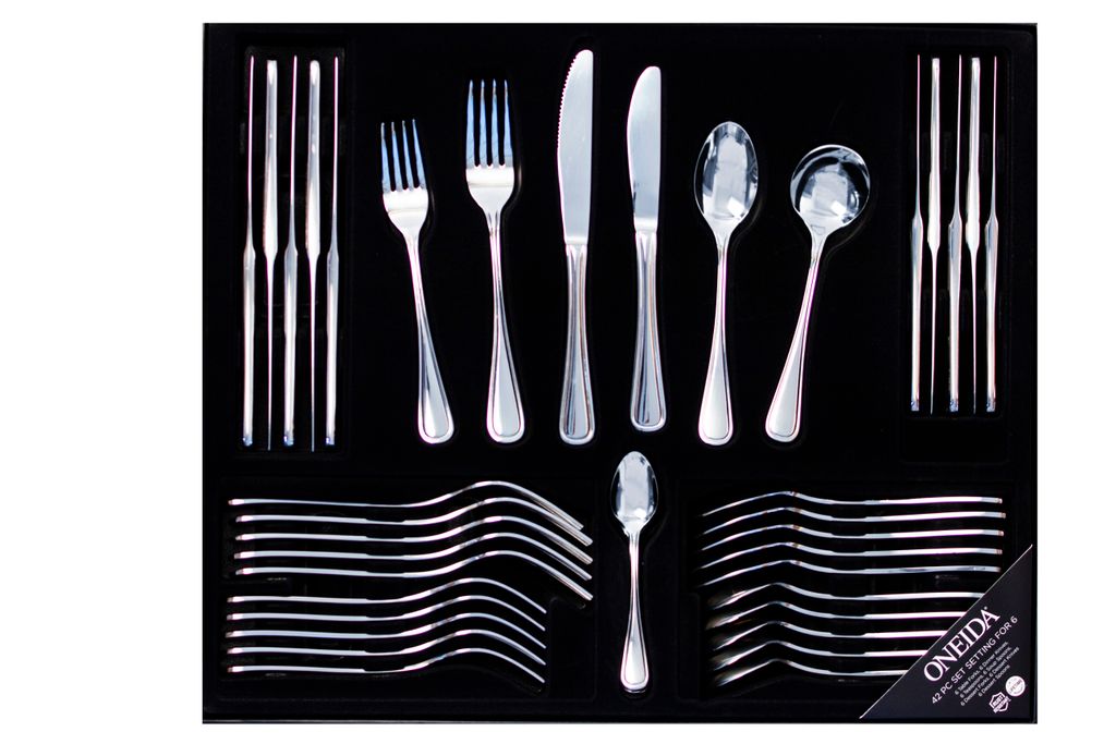 Oneida Oneida New Rim 42pc Cutlery Set image 0