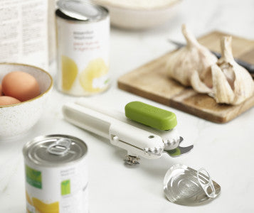 Joseph Joseph Pivot 3-in-1 Can Opener - White/Green image 5