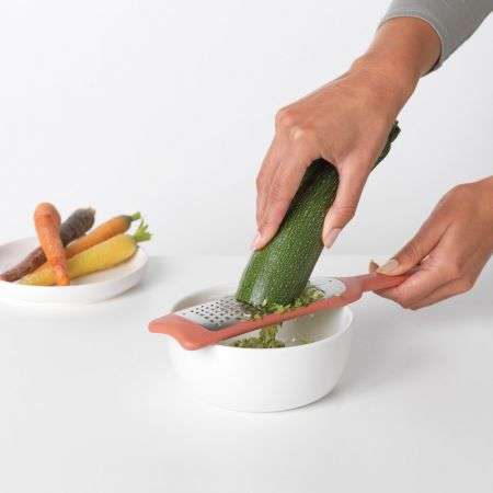 Brabantia Coarse Grater Plus Cover, Tasty+ - Terracotta Pink image 2