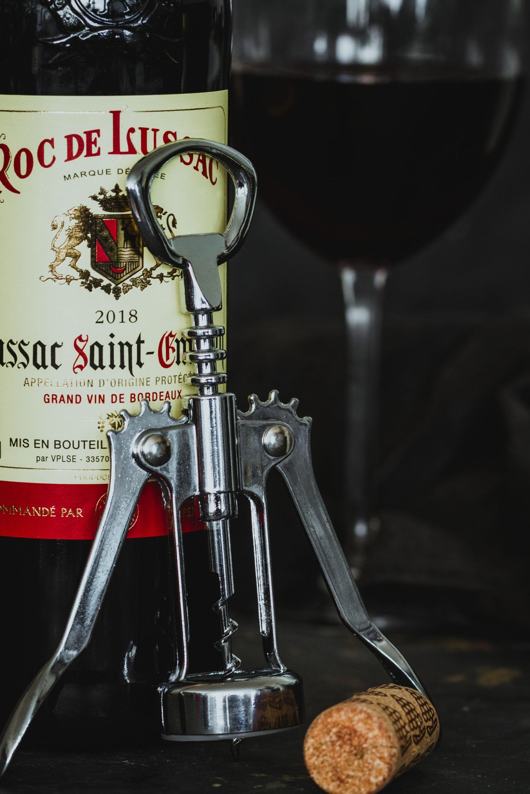 BarCraft Double Handled Chrome Wing Corkscrew image 3