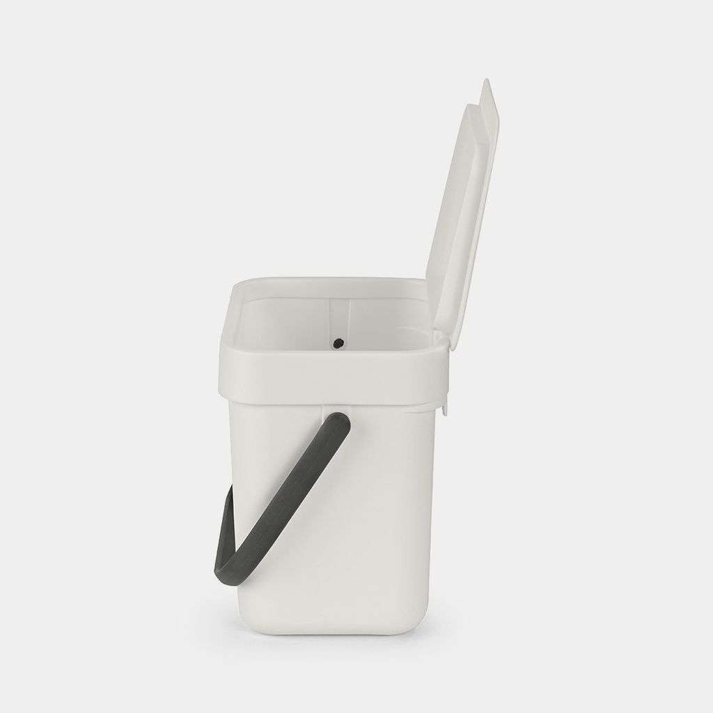 Brabantia Sort & Go Waste Bin 3 Litre - Light Grey image 2