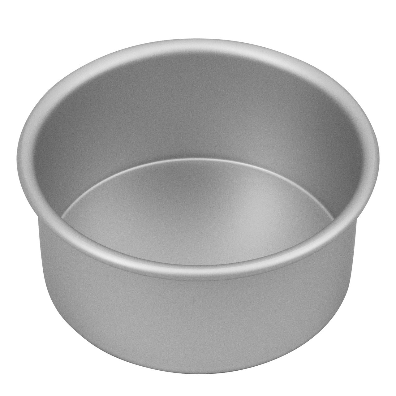 Bakemaster Silver Anodised Round Cake Pan 15 x 7.5cm image 0