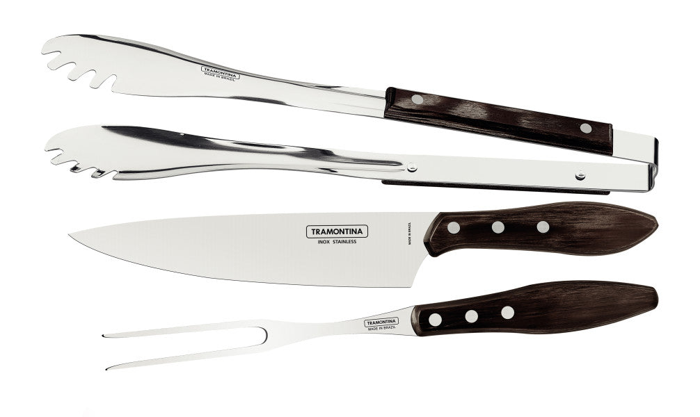 Tramontina Churrasco Steak Knife Polywood Traditional Steak Set Red 12pc image 1