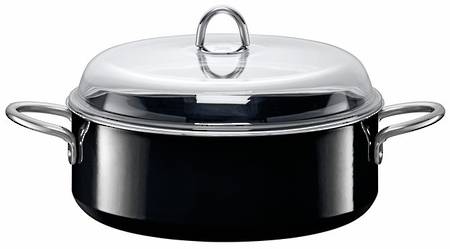 Professional Stew Pot 28Cm Black image 0