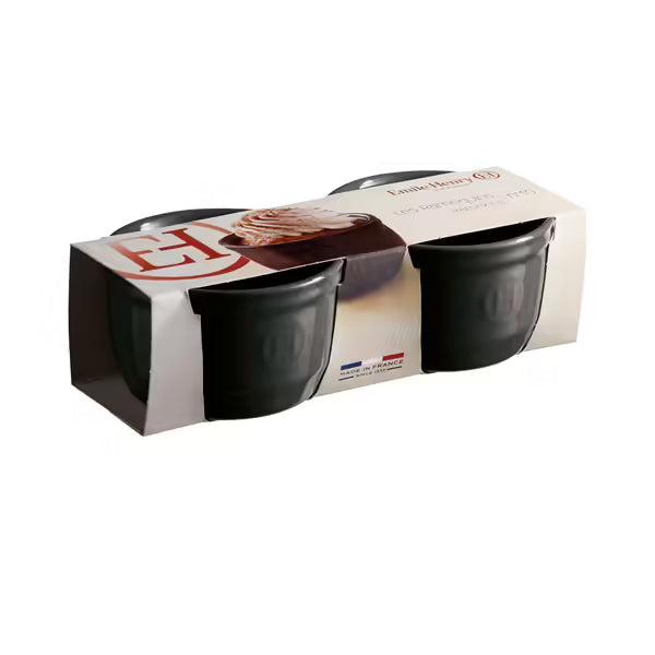 Emile Henry Ramekin 250ml Charcoal Set/2 image 0